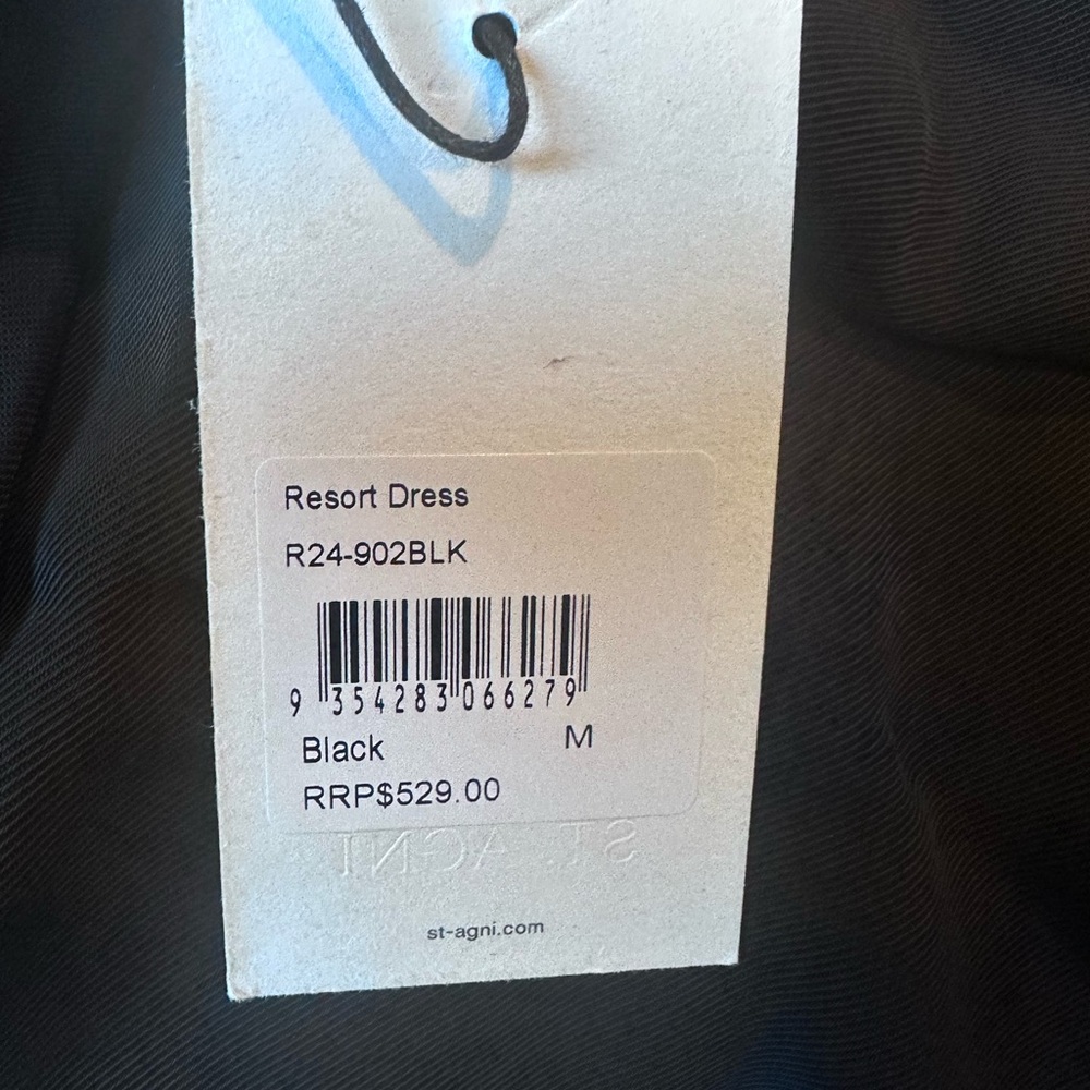 St. Agni black resort dress - Picture 3 of 4